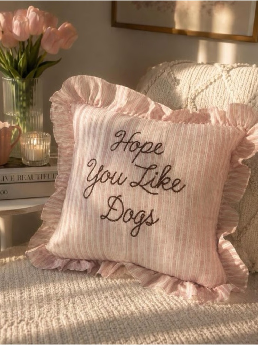 NWT Decorative Pillow Dogs